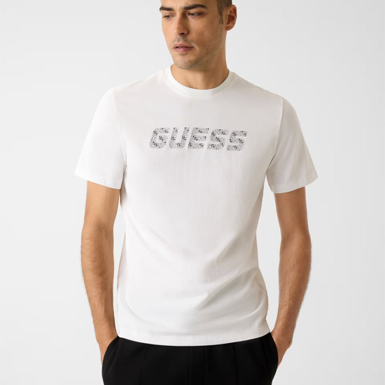 Guess Ανδρική κοντομάνικη μπλούζα Printed logo T-shirt